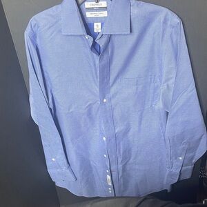 Daniel Cremieux Classic Pima 100% Cotton  Blue Dress Shirt